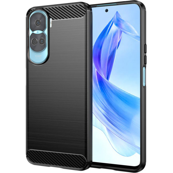 Techsuit - Carbon Silicone - Honor 90 Lite - Black