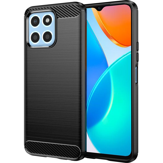 Techsuit - Carbon Silicone - Honor X6 / X8 5G / 70 Lite - Black