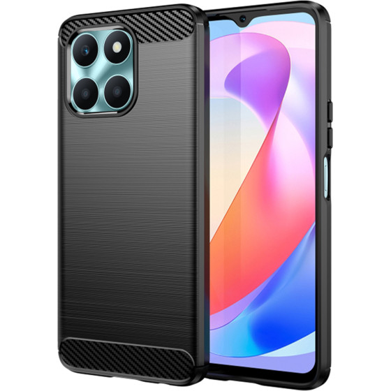 Techsuit - Carbon Silicone - Honor X6a - Black