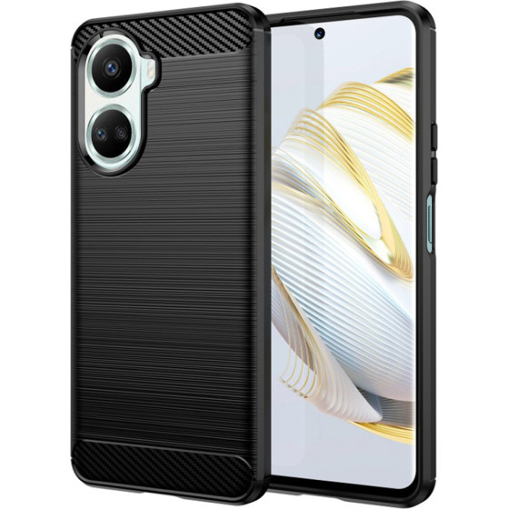 Techsuit - Carbon Silicone - Huawei nova 10 SE - Black