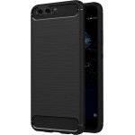 Techsuit - Carbon Silicone - Huawei P10 Plus - Black