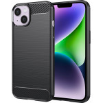 Techsuit - Carbon Silicone - iPhone 14 Plus - Black