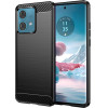 Techsuit - Carbon Silicone - Motorola Edge 40 Neo - Black