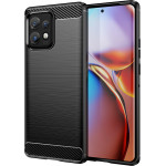 Techsuit - Carbon Silicone - Motorola Edge 40 Pro - Black