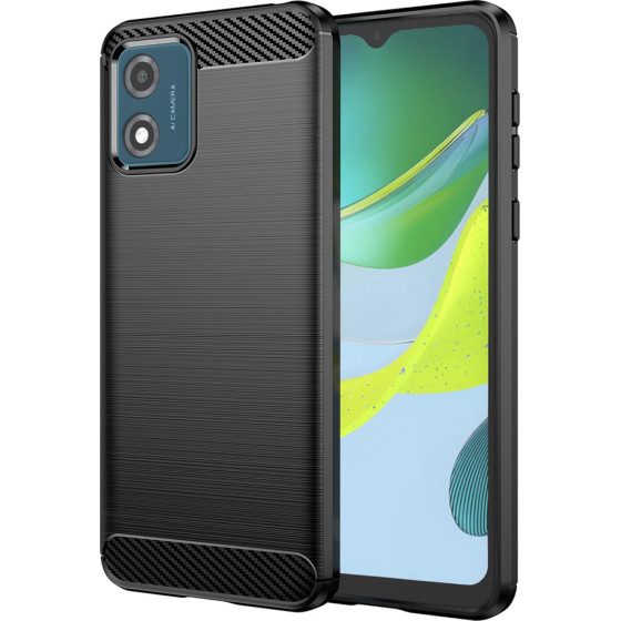 Techsuit - Carbon Silicone - Motorola Moto E13 - Black