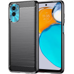 Techsuit - Carbon Silicone - Motorola Moto E22s - Black