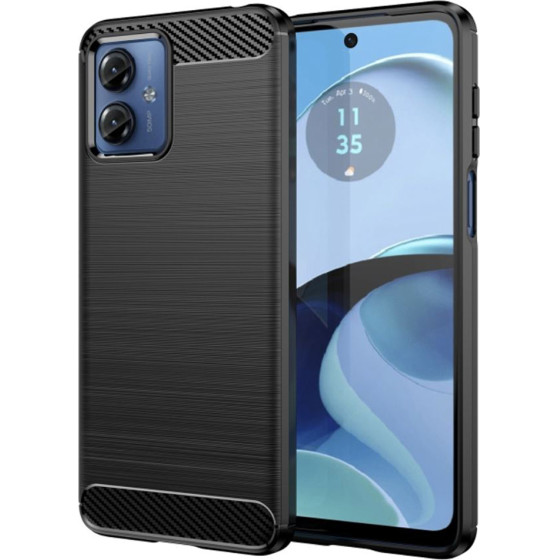 Techsuit - Carbon Silicone - Motorola Moto G14 - Black