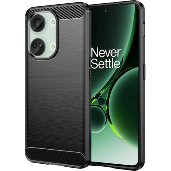 Techsuit - Carbon Silicone - OnePlus Nord 3 - Black