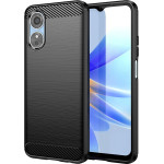 Techsuit - Carbon Silicone - Oppo A17 - Black