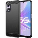 Techsuit - Carbon Silicone - Oppo A58 5G / A78 5G - Black