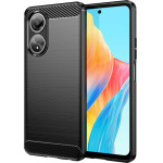 Techsuit - Carbon Silicone - Oppo A58 4G - Black