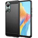 Techsuit - Carbon Silicone - Oppo A78 4G - Black