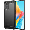 Techsuit - Carbon Silicone - Oppo A98 5G - Black