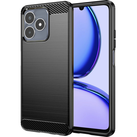Techsuit - Carbon Silicone - Realme C53 - Black
