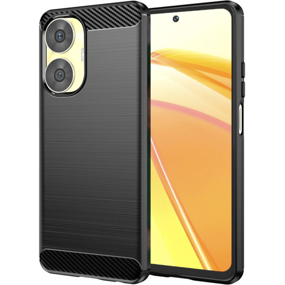 Techsuit - Carbon Silicone - Realme C55 - Black