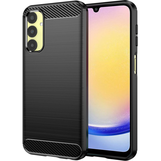 Techsuit - Carbon Silicone - Samsung Galaxy A25 5G - Black