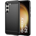 Techsuit - Carbon Silicone - Samsung Galaxy S23 Plus - Black