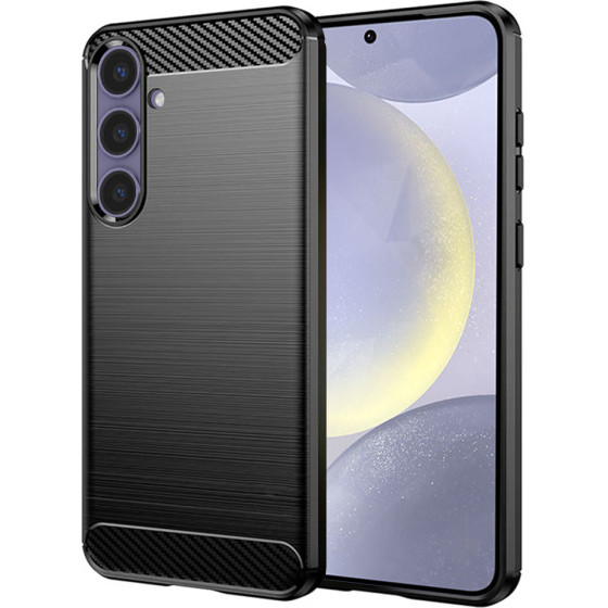 Techsuit - Carbon Silicone - Samsung Galaxy S24 Plus - Black