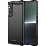 Techsuit - Carbon Silicone - Sony Xperia 1 V - Black