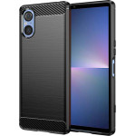Techsuit - Carbon Silicone - Sony Xperia 5 V - Black