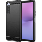 Techsuit - Carbon Silicone - Sony Xperia 10 V - Black