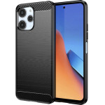 Techsuit - Carbon Silicone - Xiaomi Redmi 12 4G / 12 5G - Black