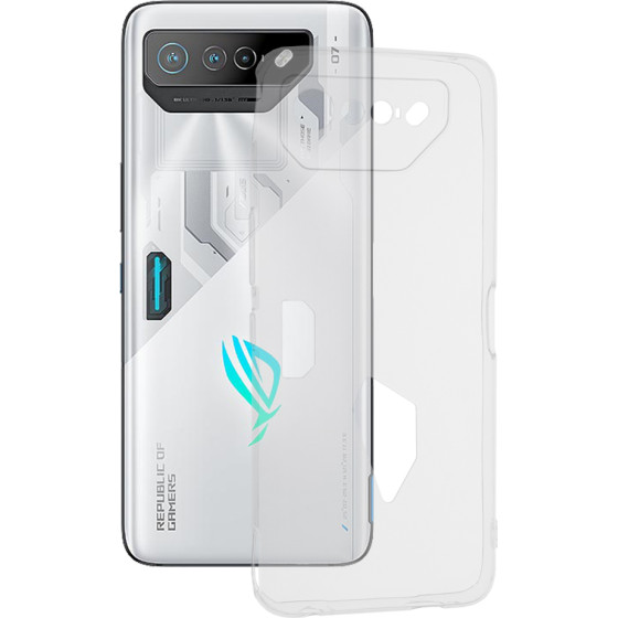 Techsuit - Clear Silicone - Asus ROG Phone 7 - Transparent