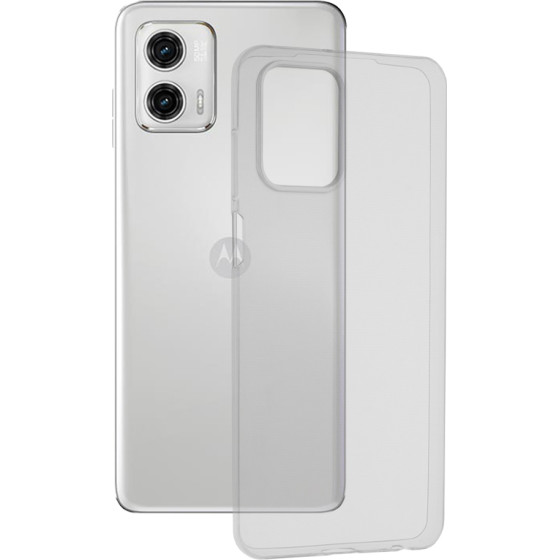 Techsuit - Clear Silicone - Motorola Moto G73 - Transparent