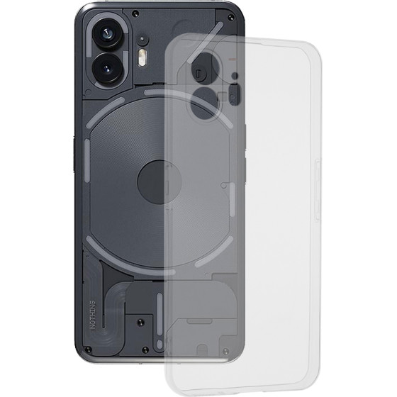 Techsuit - Clear Silicone - Nothing Phone (2) - Transparent