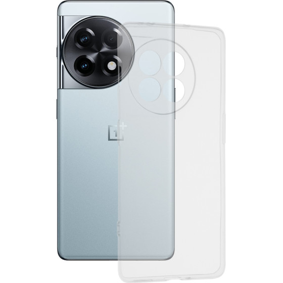Techsuit - Clear Silicone - OnePlus 11R / OnePlus Ace 2 - Transparent
