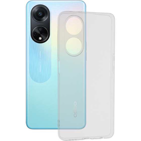 Techsuit - Clear Silicone - Oppo A98 5G - Transparent