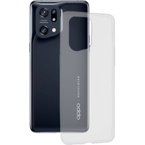 Techsuit - Clear Silicone - Oppo Find X5 Pro 5G - Transparent