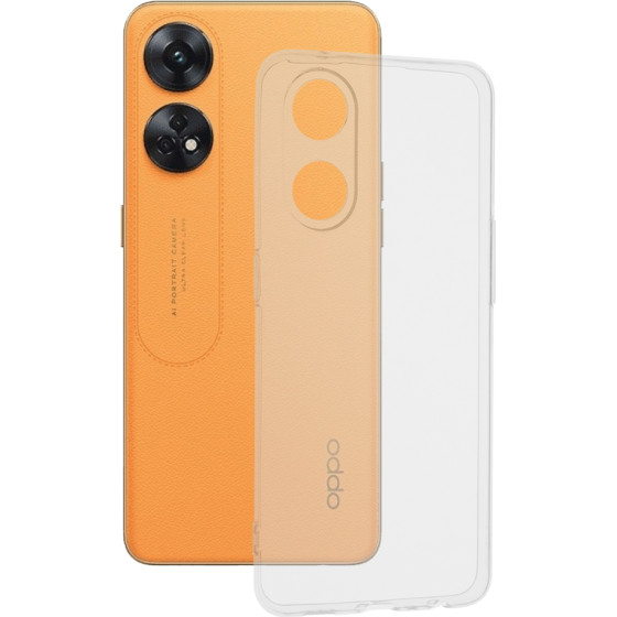 Techsuit - Clear Silicone - Oppo Reno8 T - Transparent