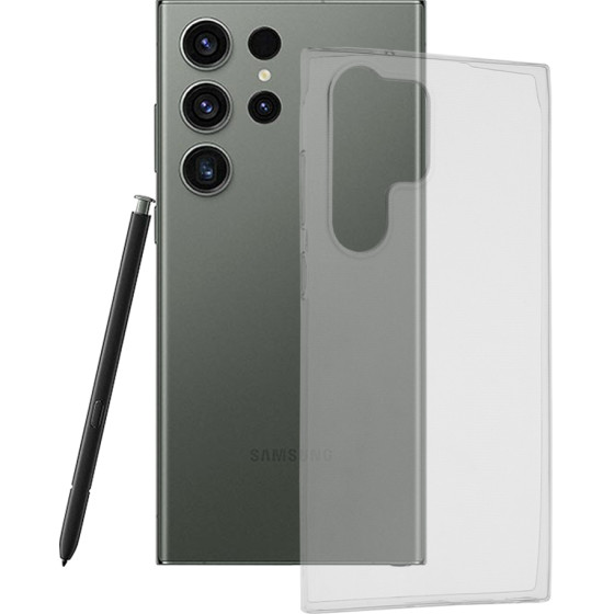Techsuit - Clear Silicone - Samsung Galaxy S23 Ultra - Transparent