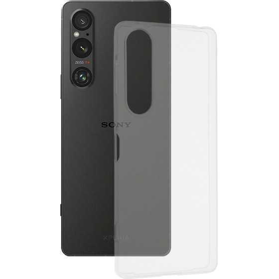 Techsuit - Clear Silicone - Sony Xperia 1 V - Transparent