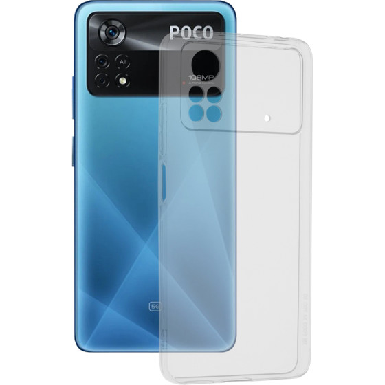 Techsuit - Clear Silicone - Xiaomi Poco X4 Pro 5G - Transparent