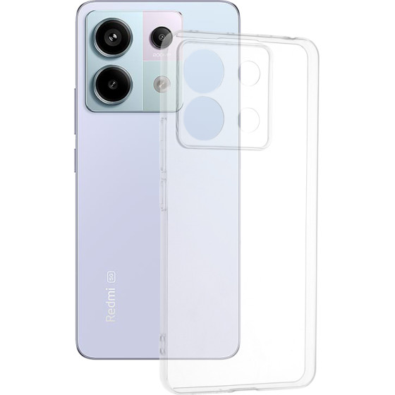 Techsuit - Clear Silicone - Xiaomi Redmi Note 13 Pro 5G / Poco X6 - Transparent