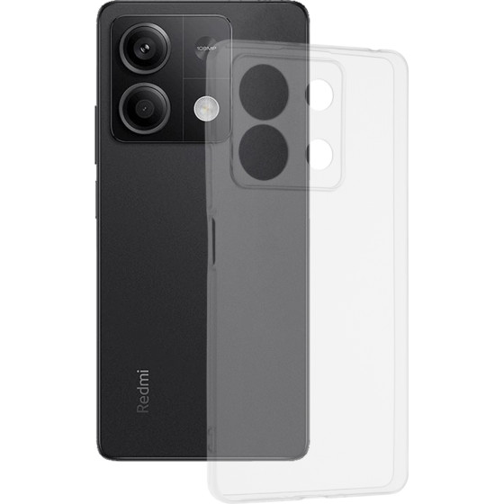 Techsuit - Clear Silicone - Xiaomi Redmi Note 13 5G - Transparent