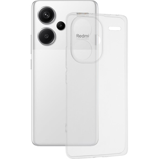 Techsuit - Clear Silicone - Xiaomi Redmi Note 13 Pro+ 5G - Transparent