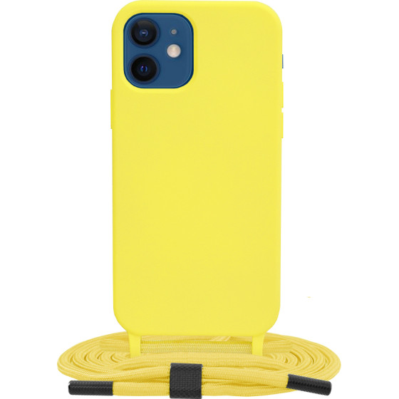Techsuit - Crossbody Lanyard - iPhone 12 - Yellow