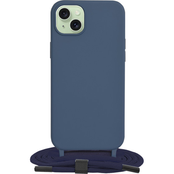 Techsuit - Crossbody Lanyard - iPhone 15 Plus - Blue