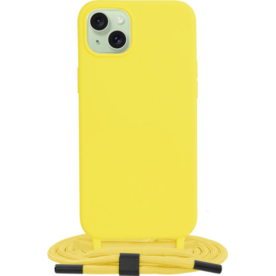 Techsuit - Crossbody Lanyard - iPhone 15 Plus - Yellow