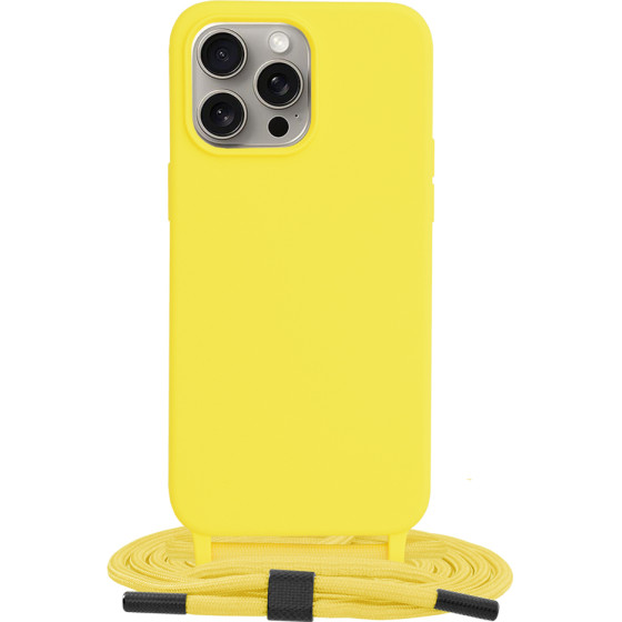 Techsuit - Crossbody Lanyard - iPhone 15 Pro Max - Yellow