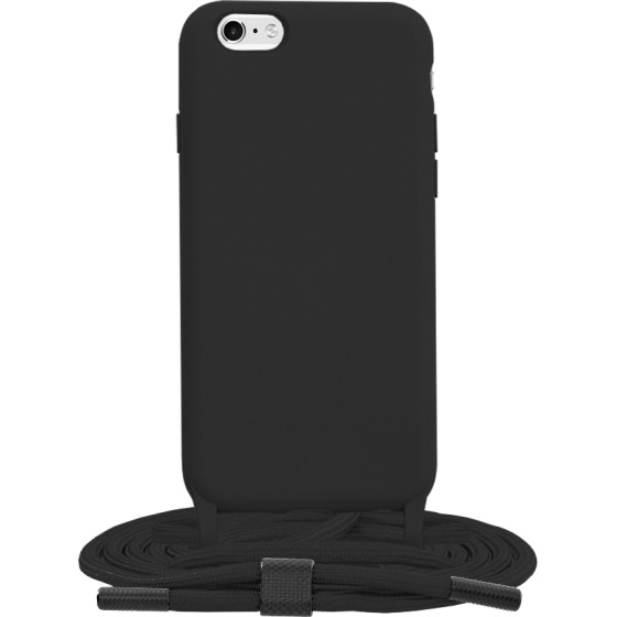 Techsuit - Crossbody Lanyard - iPhone 6/ 6S - Black