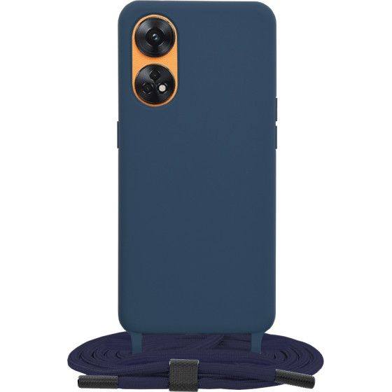 Techsuit - Crossbody Lanyard - Oppo Reno8 T - Blue