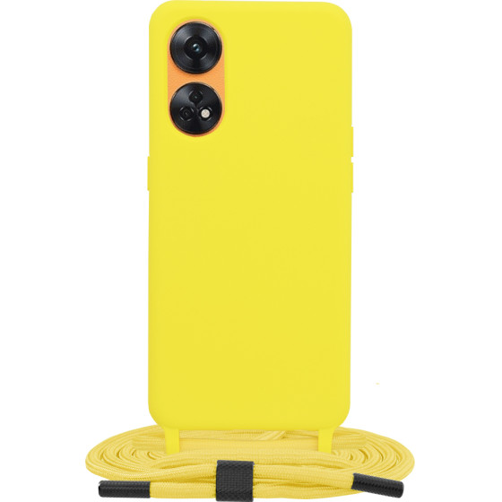 Techsuit - Crossbody Lanyard - Oppo Reno8 T - Yellow