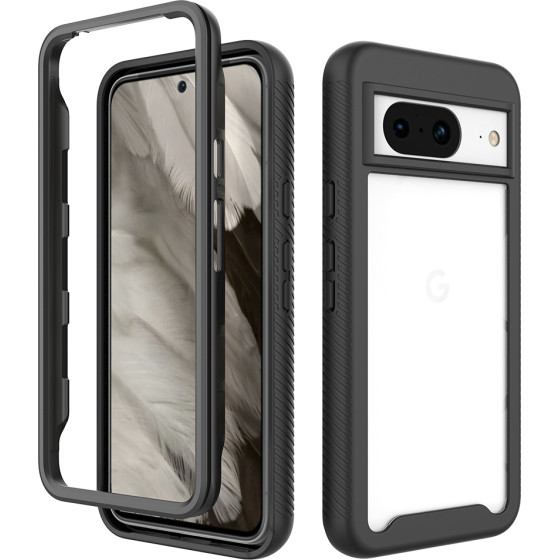 Techsuit - Defense360 Pro + Screen Protector - Google Pixel 8 - Black