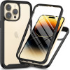 Techsuit - Defense360 Pro + Screen Protector - iPhone 15 Pro - Black