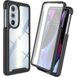 Techsuit - Defense360 Pro + Screen Protector - Motorola Edge 30 Pro - Black