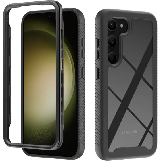 Techsuit - Defense360 Pro + Screen Protector - Samsung Galaxy S23 Plus - Black